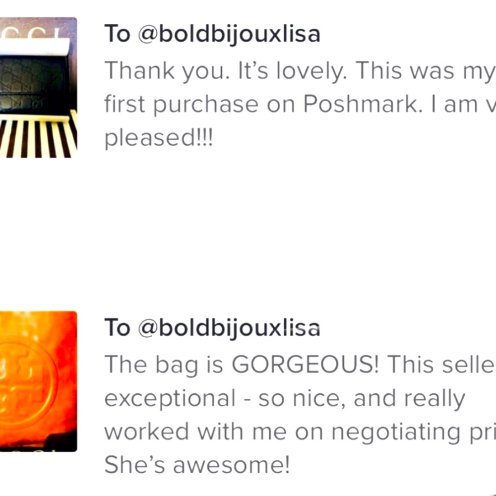 Shop with Confidence from Bold Bijoux Lisa 😊